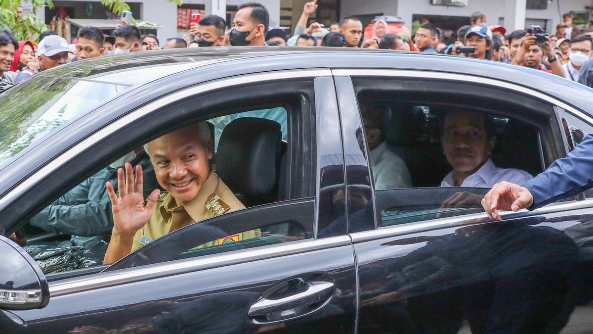 Familiarity In Central Java To One Car Together, PDIP: That's Why, Throw Away Praduga Jokowi There Is A Problem With Ganjar