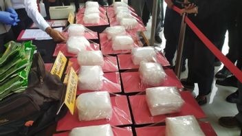 Bandung Police Confiscate 20 Kg Of Crystal Methamphetamine