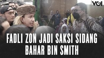 VIDEO: Sidang Lanjutan Bahar Bin Smith, Fadli Zon Dihadirkan Jadi Saksi