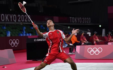 Ginting Terus Melaju di Olimpiade Tokyo, Tantang Wakil Denmark Anders Antonsen di Perempat Final