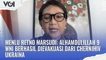 VIDEO: Foreign Minister Retno Marsudi: Thank God 9 Indonesian Citizens Were Successfully Evacuated From Chernihiv Ukraine