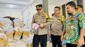 In Order To Secure The Logistics Of The Election, The Aceh Police Lowered 1,400 Additional Personnel
