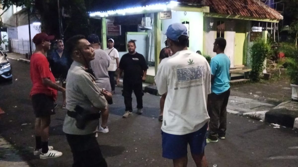 rénal, la police déclenche une fête dans le centre de Jakarta lors d'anniversaire