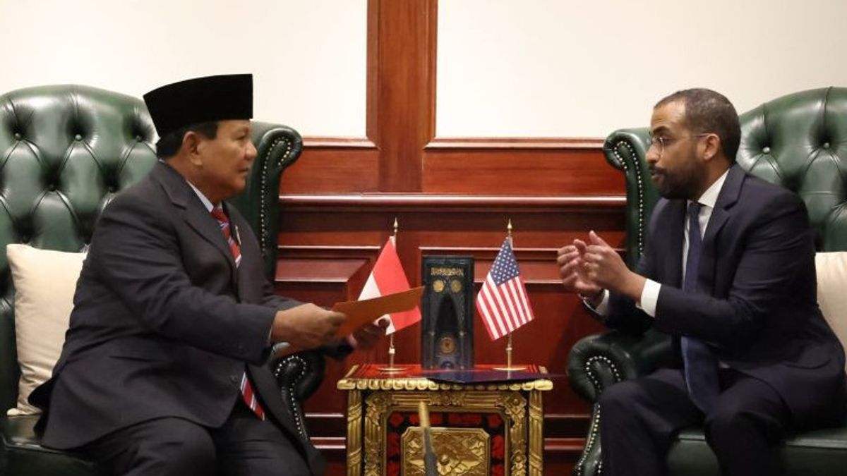 Prabowo dan Dubes AS untuk ASEAN Bahas Penguatan Kerja Sama Pertahanan Antar Negara