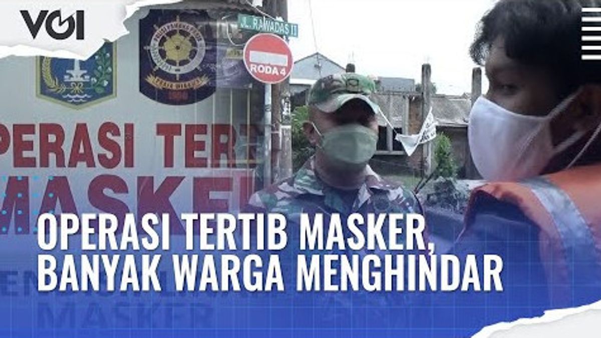 VIDEO: Hindari Razia Masker, Warga Putar Balik Kendaraan