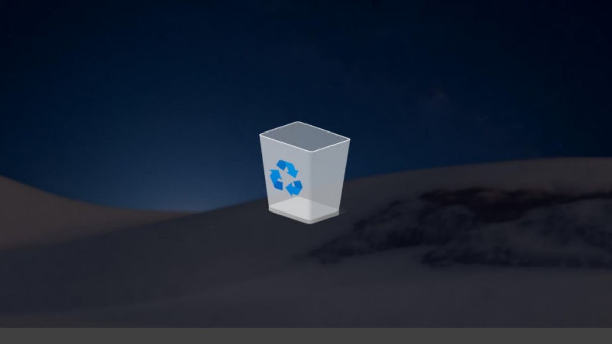Cara Membuka Recycle Bin yang Terhapus di Windows