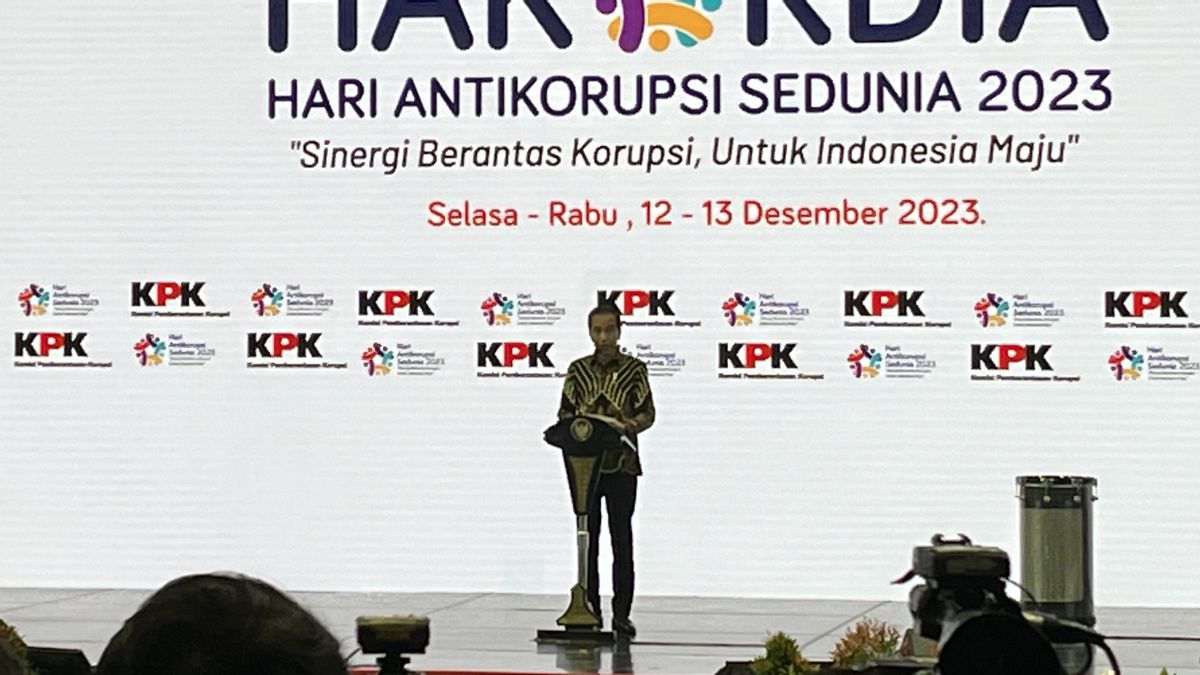 Jokowi di Hakordia: Korupsi Makin Canggih, Kompleks, dan Gunakan Teknologi Mutakhir