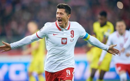 Gol Lewandowski dan Zieliski Bawa Polandia ke Piala Dunia 2022 