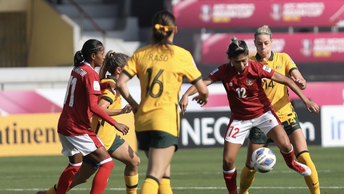 澳大利亚在2022年女子亚洲杯上对阵印尼女足国家队的18个进球