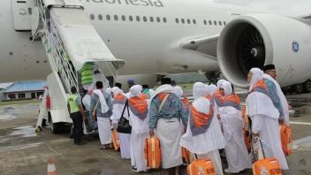 Pilgrims Of Hajj Group 37 Of The Last Jakarta-Bekasi Embarkation Enter Medina, Then Land In Jeddah Continues Makkah