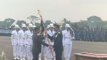 印尼国民军指挥官领导KSAU职位移交仪式