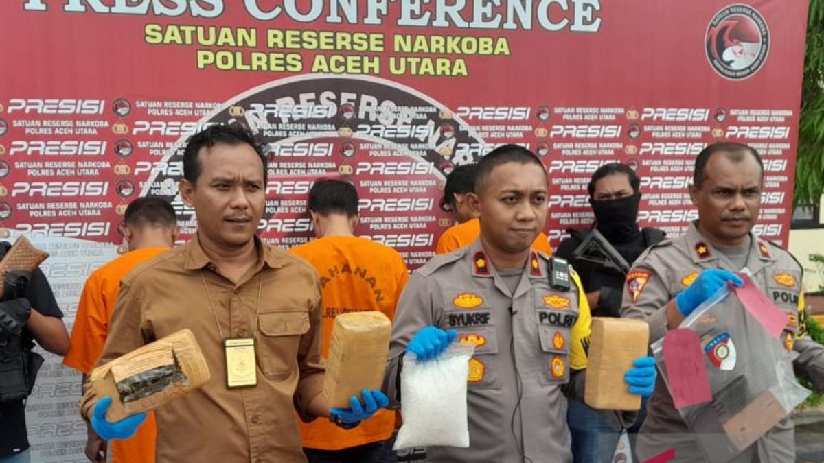 North Aceh Police Failed To Smuggle 42 Kilograms Of Marijuana To Bali