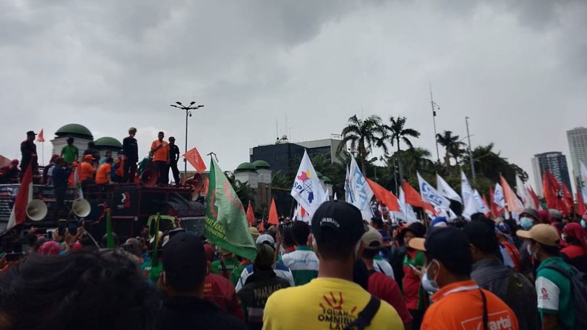 Aksi Demo Buruh Soal JHT, Polda Metro Terapkan Skema Lalin Jika Diperlukan