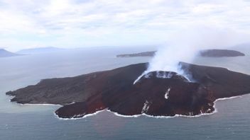 警报状态，阿纳克喀拉喀托火山多次喷发