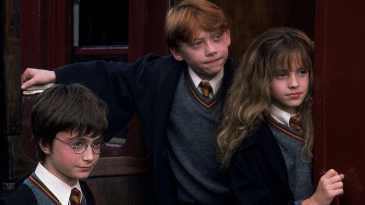 Daniel Radcliffe, Rupert Grint And Emma Watson Reunite For 20 Years Of Harry Potter Movies