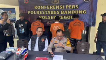Polrestabes Bandung Tangkap 3 Pelaku Bgal saat konvoi Persib