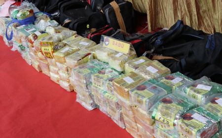 Ganja dan Sabu Senilai Rp409 Milar Dimusnahkan Polres Jakarta Barat