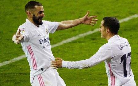 Cetak 1 Gol dan 2 Assist, Benzema Pimpin Madrid Pukul Eibar 3-1