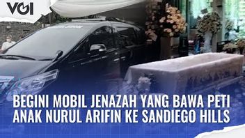 VIDEO: This Is What The Car That Carried Nurul Arifin's Coffin Looked Like To Sandiego Hills