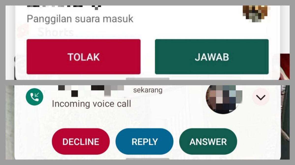 Meta Luncurkan Tombol Balas Baru di Notifikasi Panggilan WhatsApp