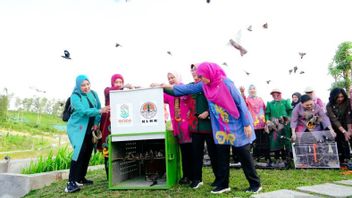 From Kutilang, Triggered To Jalak Kebo, Iriana Jokowi Releases 300 Birds At IKN