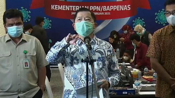 2.566 Pegawai Bappenas Divsuntik Vaksin COVID-19, Suharso: Kami Senantiasa Ingin Mencegah Penularan