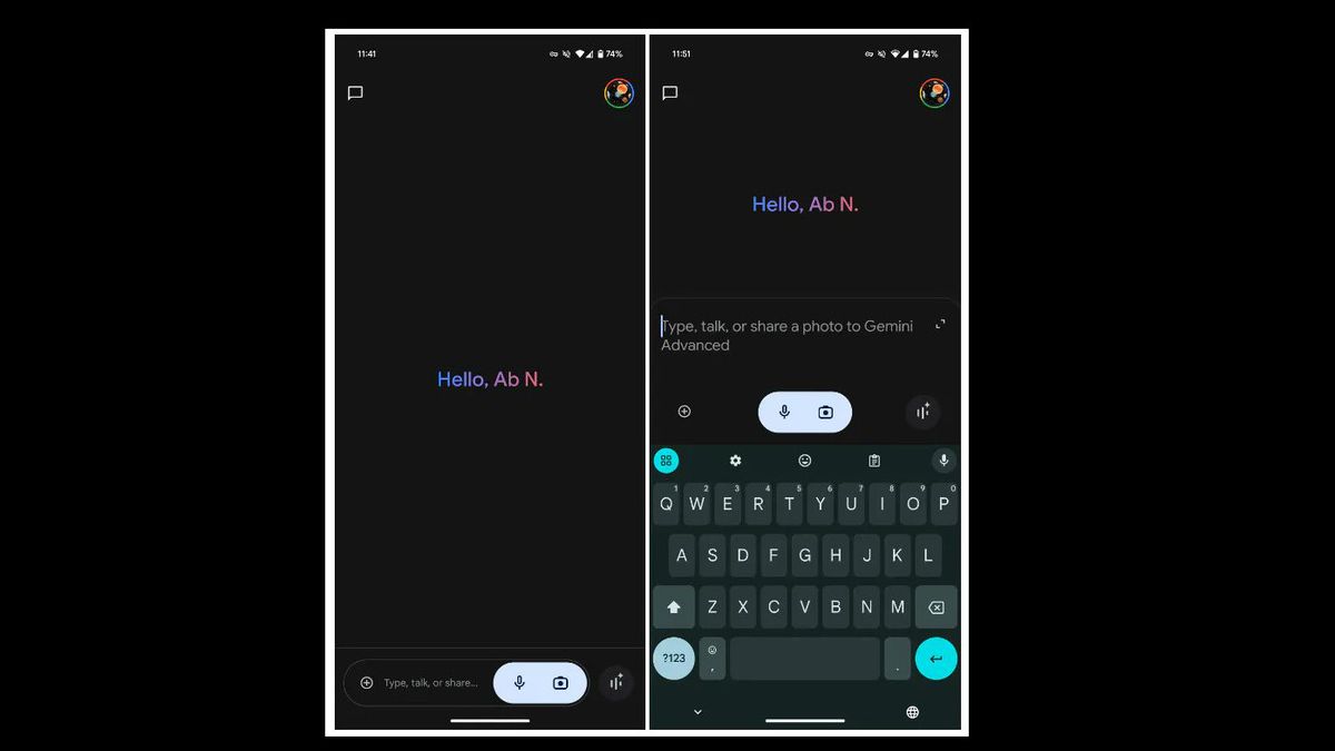 Google a créé une nouvelle conception d’écran principal du Gemini sur Android, plus simple et plus intuitif