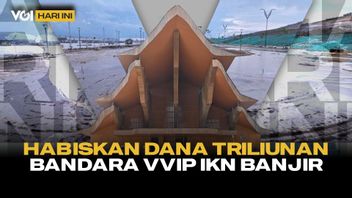 VOI Hari Ini: Dibangun di Lokasi Anti Banjir, Bandara VVIP IKN Kebanjiran, Apa Penyebabnya?