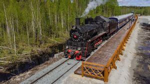 Kereta Uap Antik Ini Tawarkan Perjalanan Mengesankan Era Uni Soviet