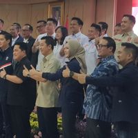 Ketum DPP Perbasi Budisatrio Lantik Sembilan Pengurus Daerah