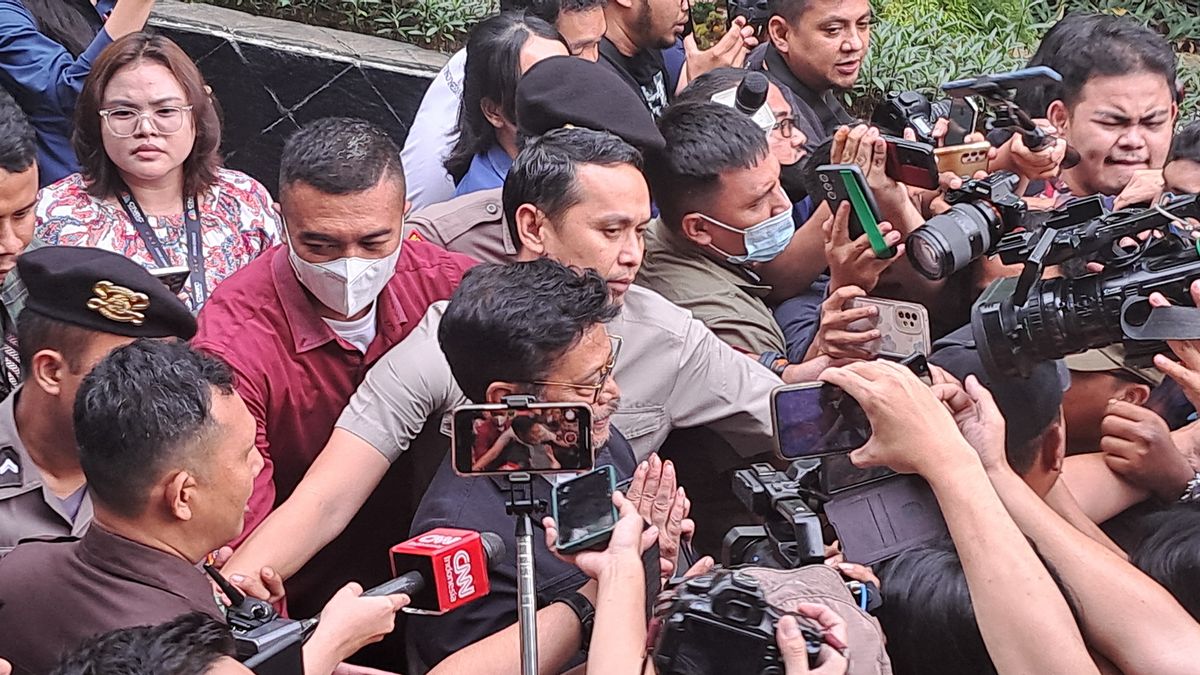 KPK Employees Allegedly Harassment Verbal During Journalist's Liput Examination Syahrul Yasin Limpo