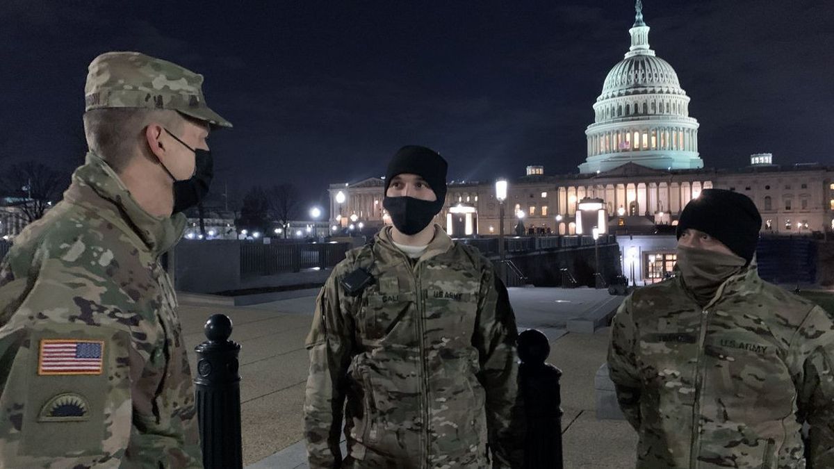 Il Y A Une Menace Pour La Sécurité, Le Déploiement De Milliers De Soldats De La Garde Nationale à Washington DC Est Prolongé
