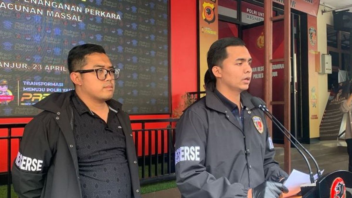 CIANJUR - فحصت شرطة Cianjur 10 أشخاص على صلة بالتسمم MBG