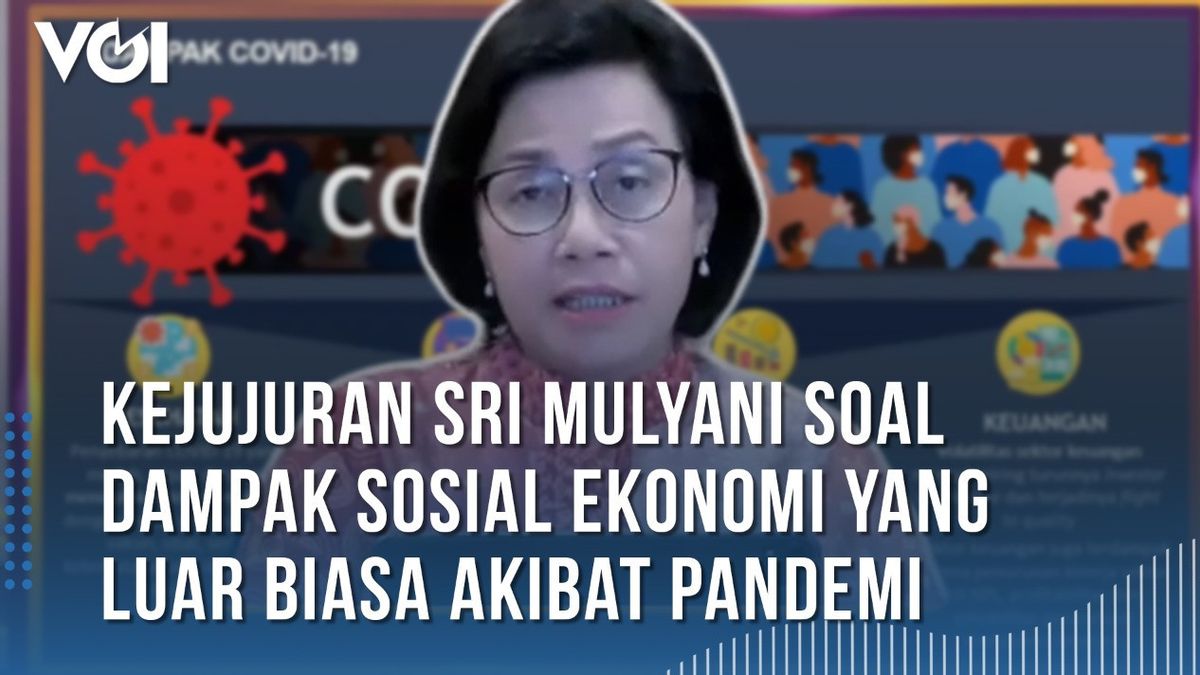 VIDEO: Sri Mulyani Bicara Hantaman Ekonomi Luar Biasa Gara-gara COVID-19