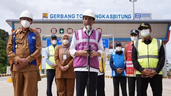 افتتحه الرئيس جوكو ويدودو، طريق رسوم PTPP يسرع وقت السفر سيرانغ-رانكاسبيتونغ إلى 15 دقيقة فقط