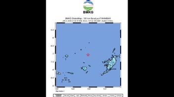 BMKG: Gempa M5,6 Guncang Wilayah Laut Banda Tidak Berpotensi Tsunami