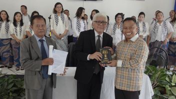 出席在HKI Juanda庆祝印度尼西亚基督教Huria成立97周年,德波地区秘书:感谢您的团结