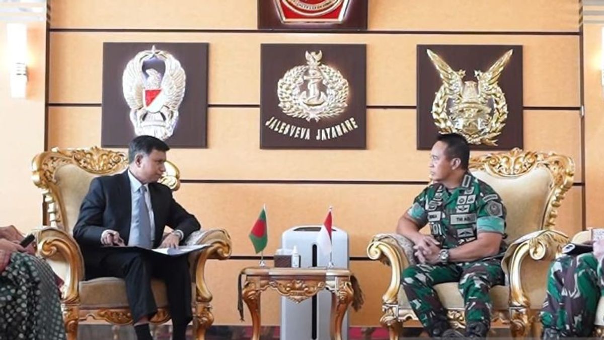 Tni司令官:バングラデシュとの外交関係は防衛安全保障において発展しなければならない