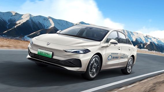 سيارة السيدان رويوي D7 DMH تحطمت الرقم القياسي العالمي PHEV لمسافات طويلة