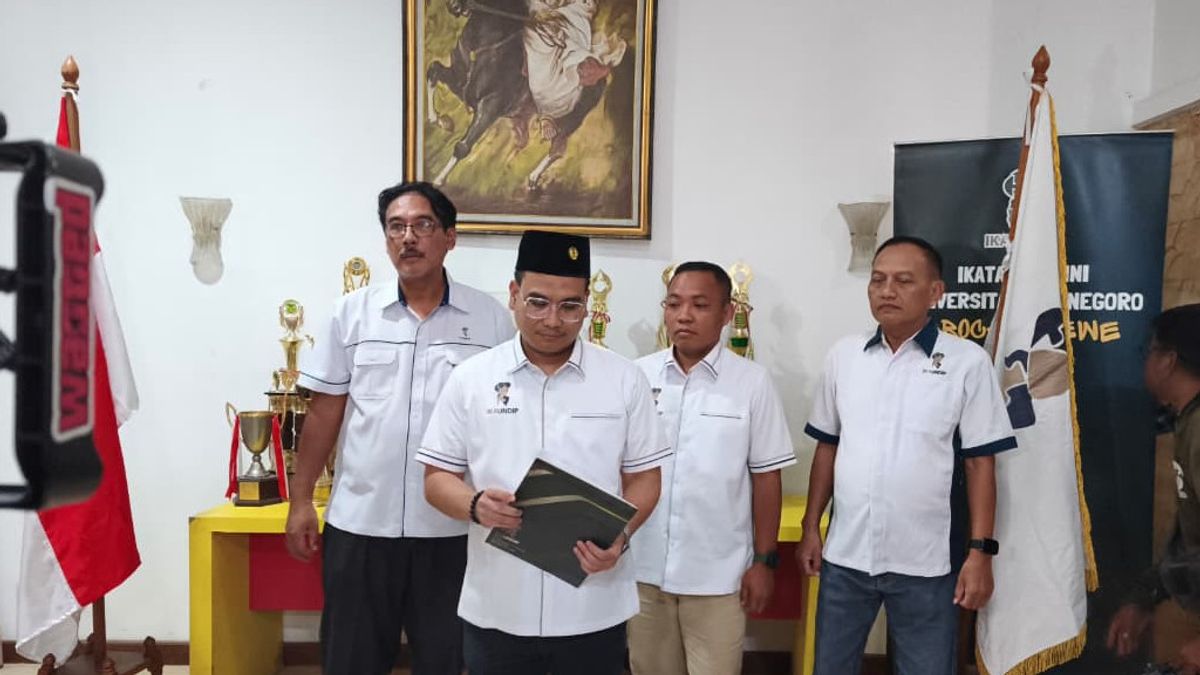 DPP Ika Undip Serukan Publik Jaga Persatuan Sampaikan Aspirasi Tanpa Anarkisme