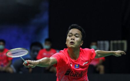 Anthony Ginting ke Putaran Kedua Thailand Open II