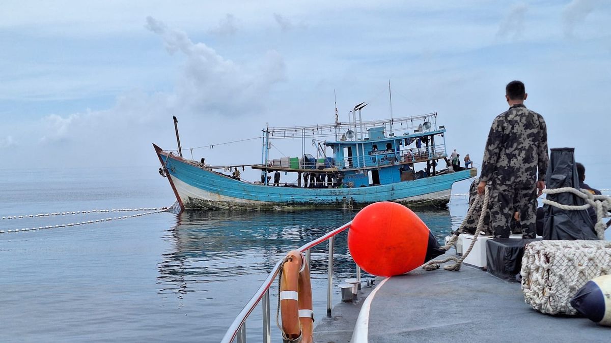 Tertangkap Lagi, 6 Kapal Ikan Diduga Melanggar di Laut Sulawesi dan Selat Malaka