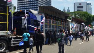 10 Truk Sound Horeg Siap Beraksi Jam 2 Siang Ini di Jalan Jenderal Sudirman