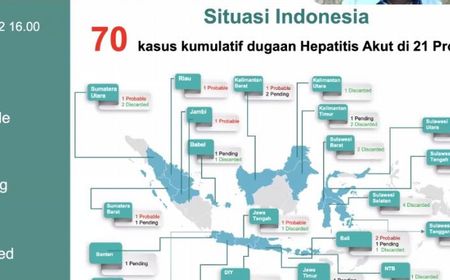 Kemenkes: Dugaan Hepatitis Akut misterius di Indonesia Capai 70 kasus