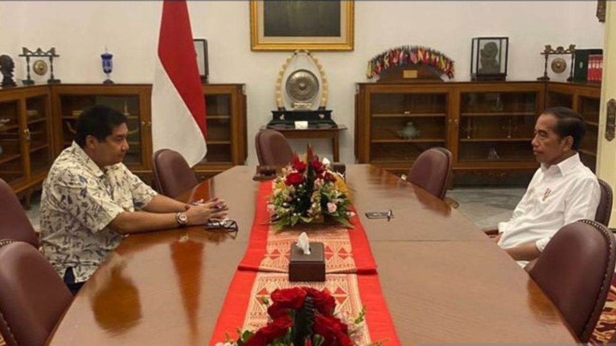 退出PDIP,Maruarar Sirait上传与Jokowi会面的照片