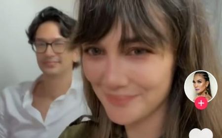 Makin Terbuka, Luna Maya Unggah Video Tersipu Malu Dicium Dimas Beck