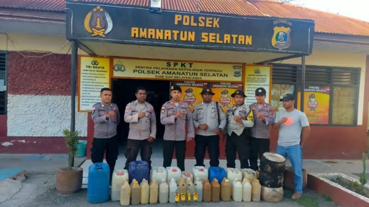 Call The Biggest Sopi Production Location, Home Gerebek Police In Central Manpower, NTT