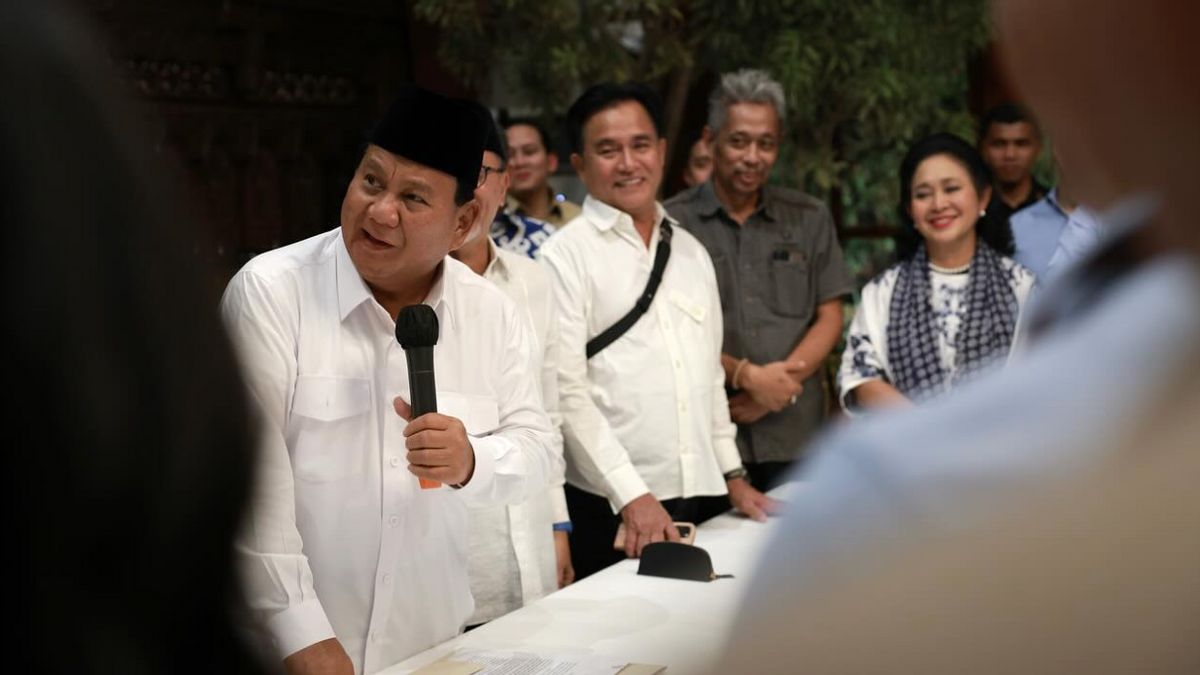 Changement de nom du TKN, Prabowo montre directement Rosan Ro styani devient le président du Mouvement de la solidarité nationale