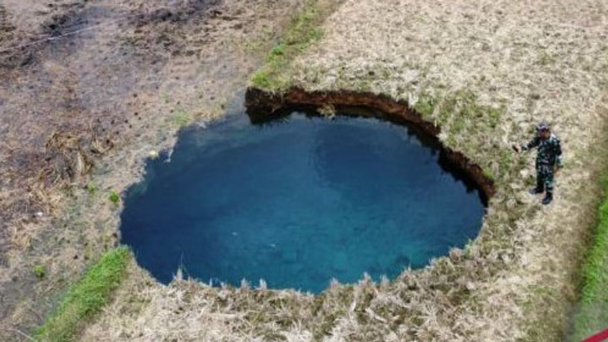 La fenomene de Sinkhole Sumbar est dite par l'IPB comme un « bombe à retardement » sous la surface de la terre