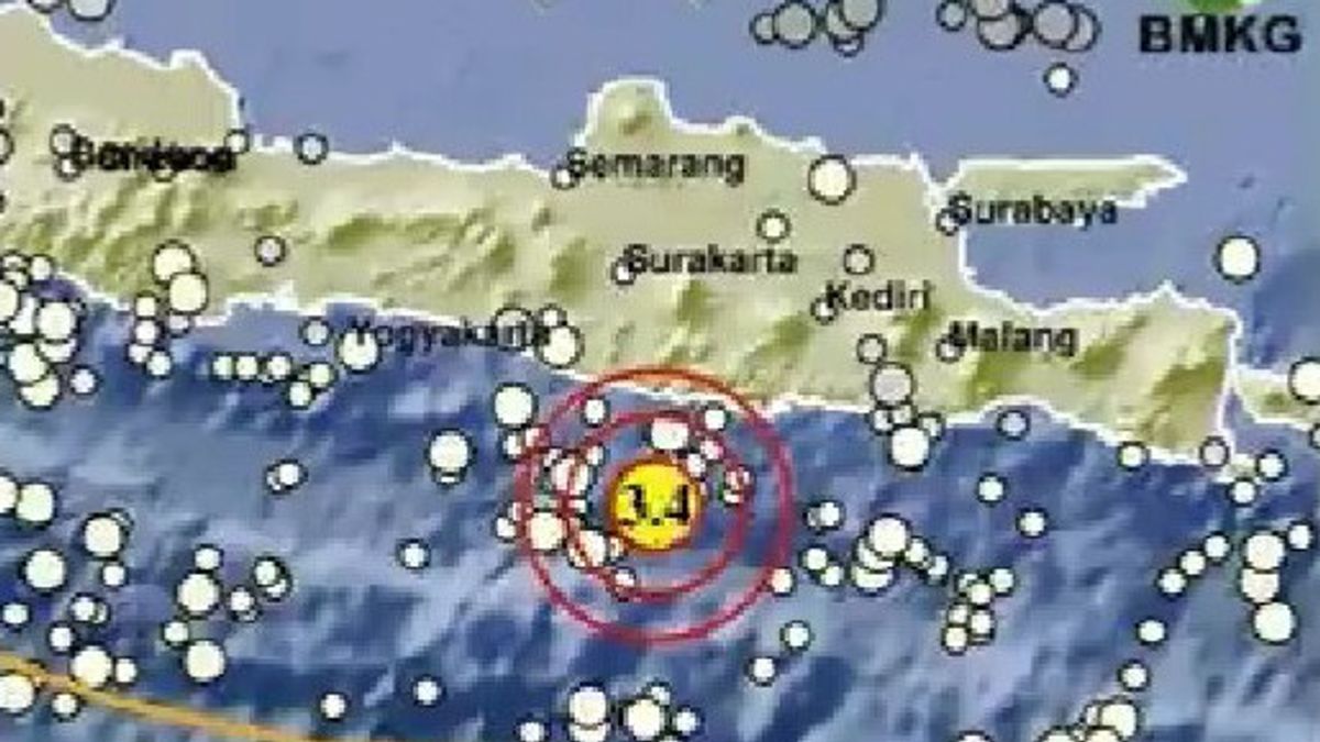 Gempa Bumi Magnitudo 3,4 Guncang Pacitan, Terasa juga di Yogyakarta